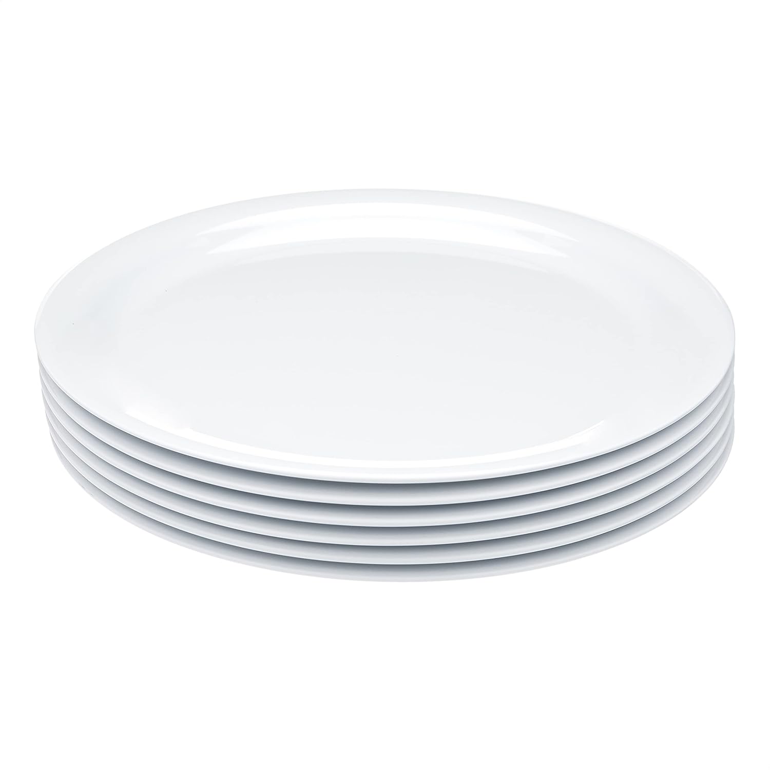 White Melamine Plate Set