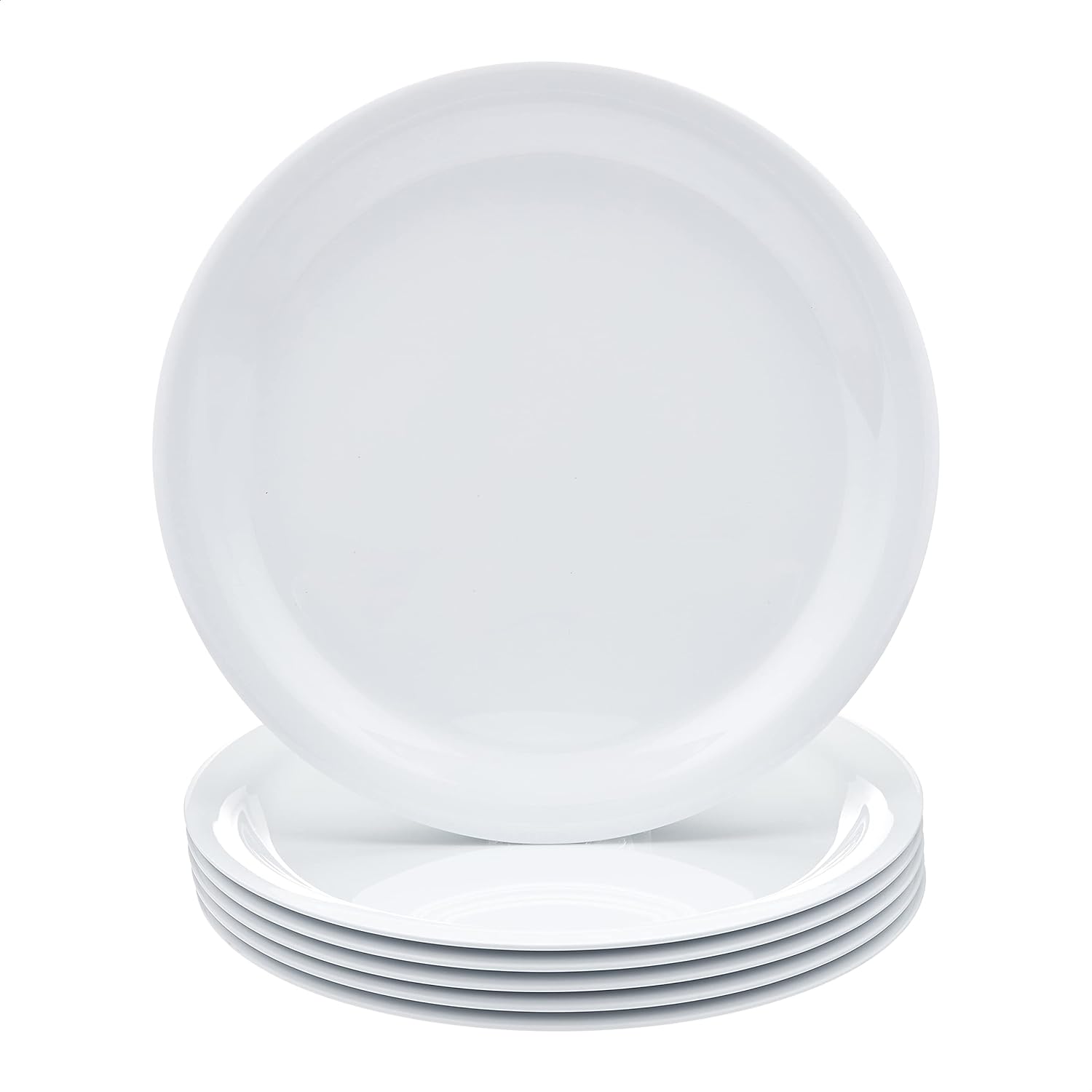 White Melamine Plate Set