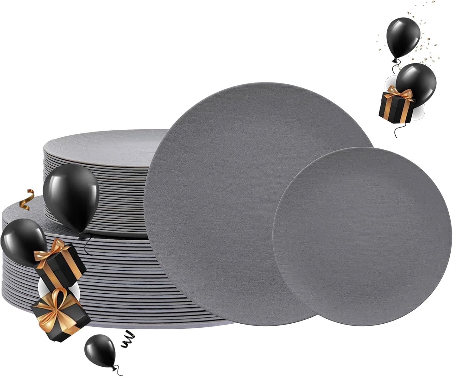 White Reusable Plastic Dinnerware - 32-Piece Set
