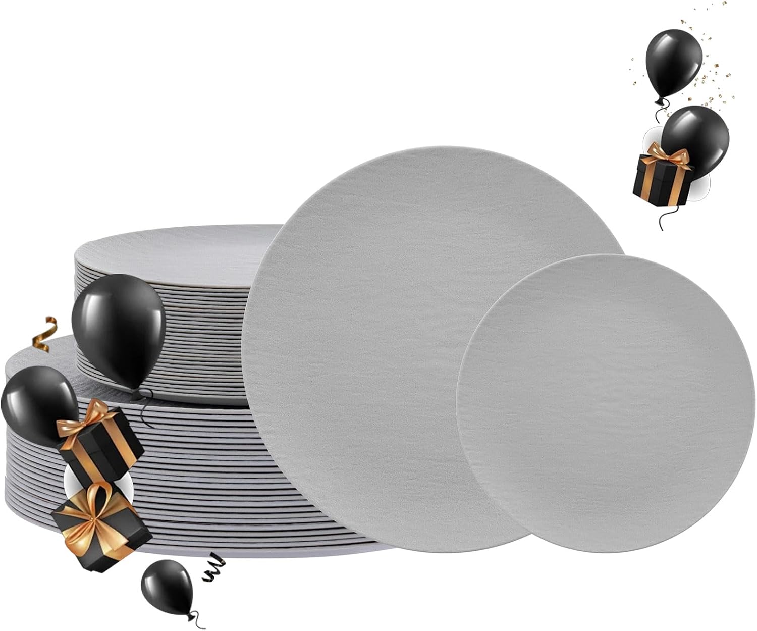 White Reusable Plastic Dinnerware - 32-Piece Set